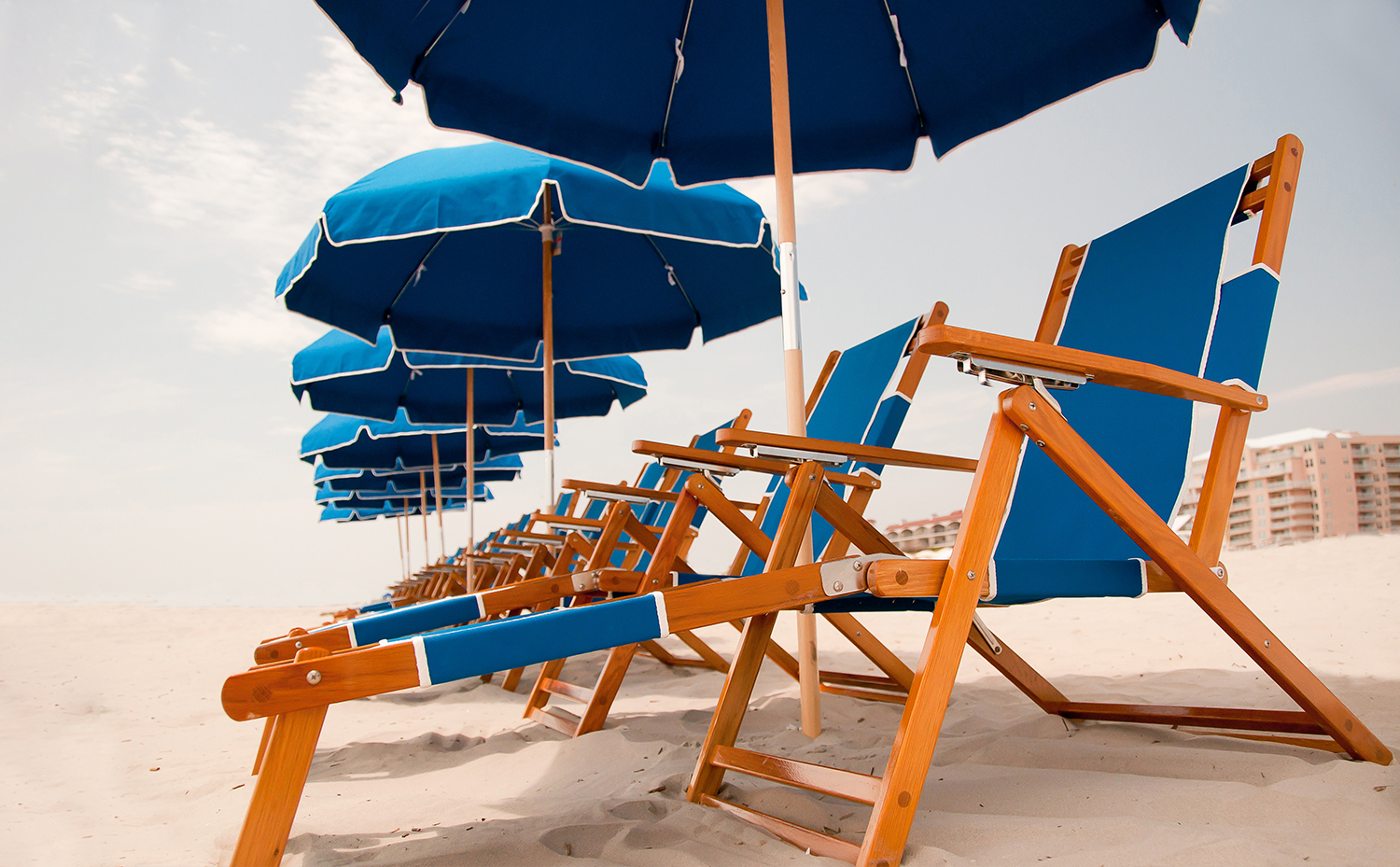 Umbrella and Two Chairs